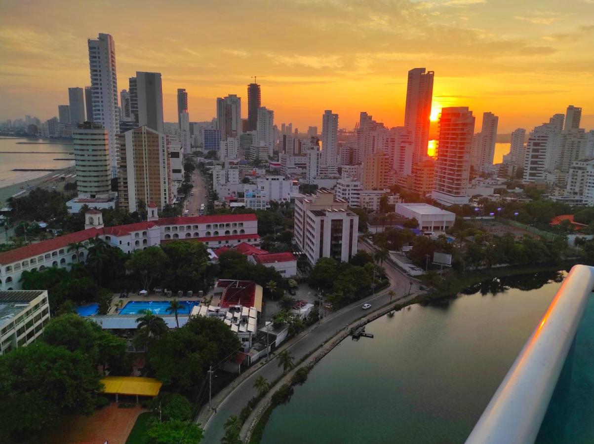 Apartamento De Lujo Con Vista Al Mar - Excelente Ubicacion Cartagena Esterno foto