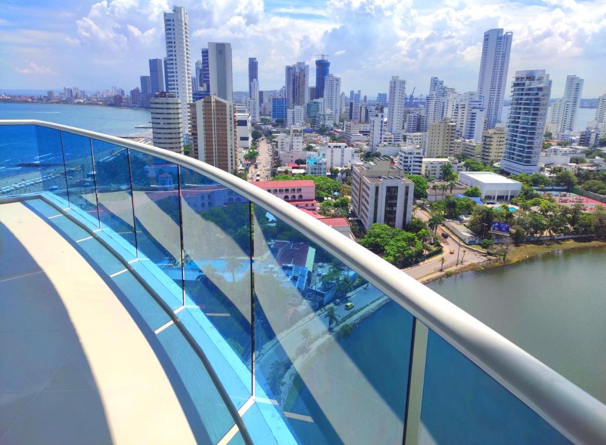 Apartamento De Lujo Con Vista Al Mar - Excelente Ubicacion Cartagena Esterno foto