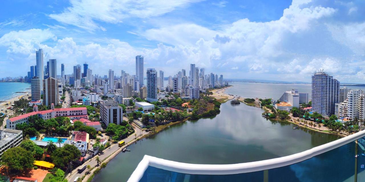 Apartamento De Lujo Con Vista Al Mar - Excelente Ubicacion Cartagena Esterno foto
