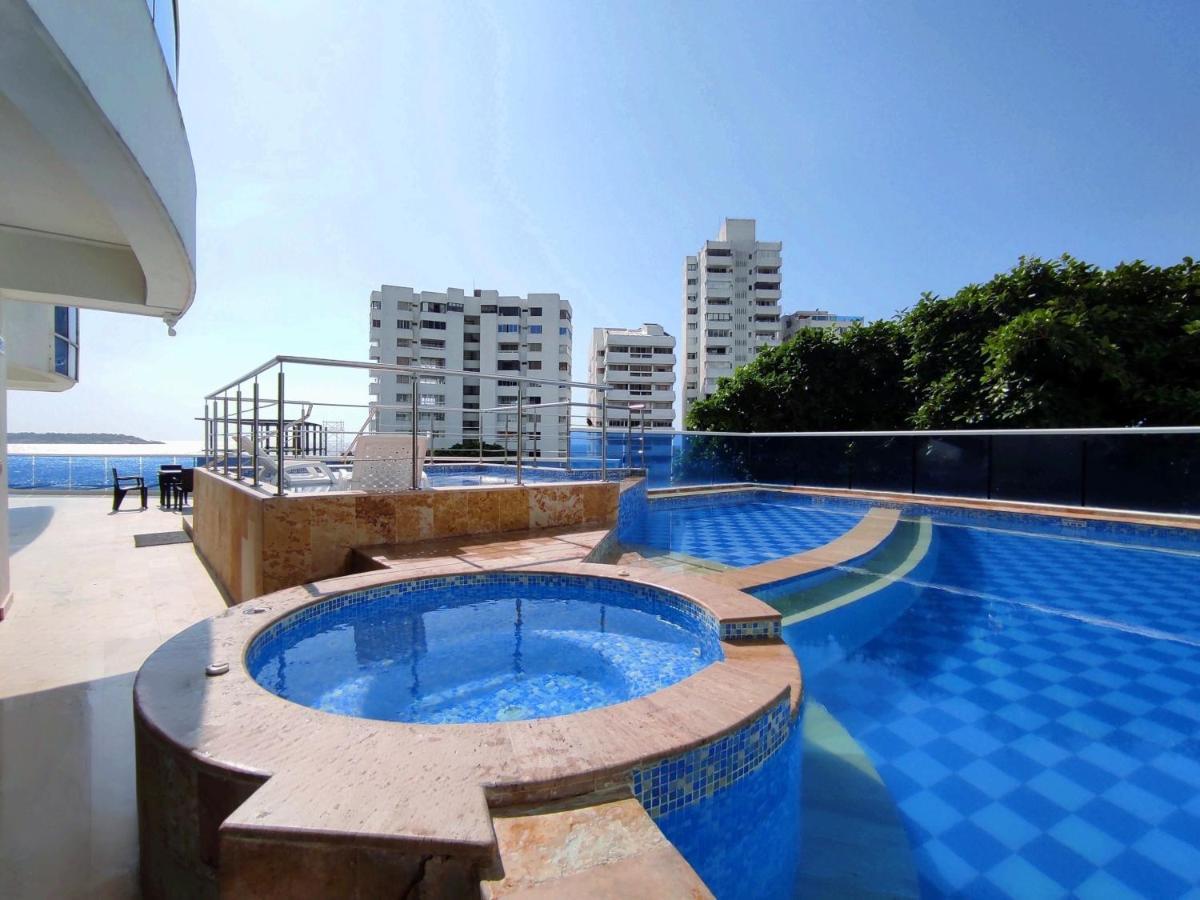 Apartamento De Lujo Con Vista Al Mar - Excelente Ubicacion Cartagena Esterno foto