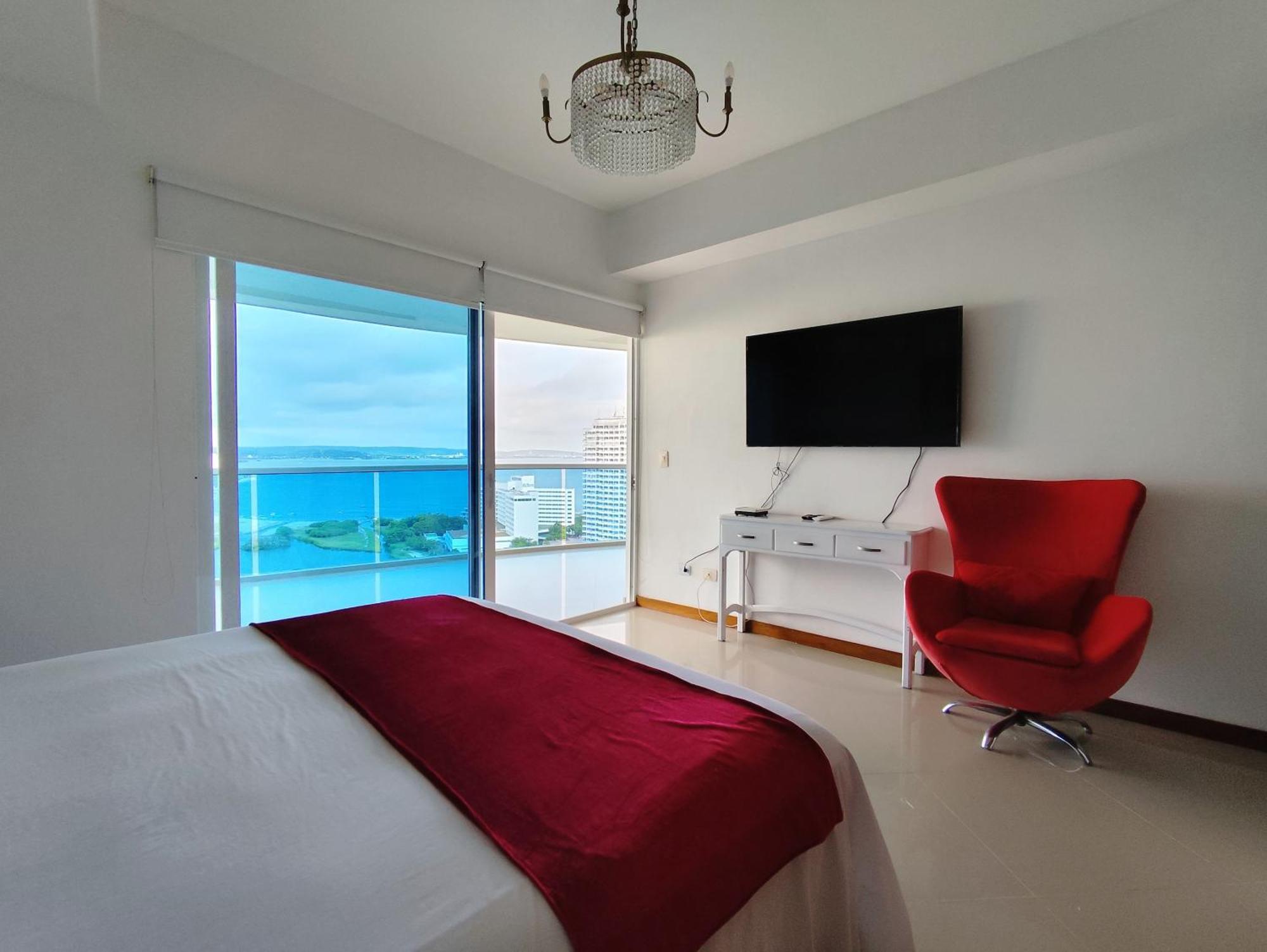 Apartamento De Lujo Con Vista Al Mar - Excelente Ubicacion Cartagena Esterno foto